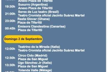 Programa y presentación del festival de payasos de Valsequillo (Foto TA)